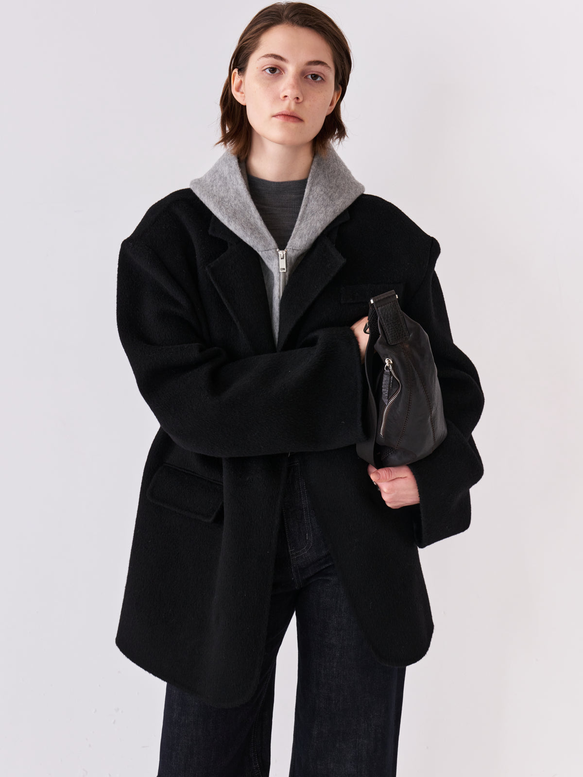 Fold Wool Blazer
