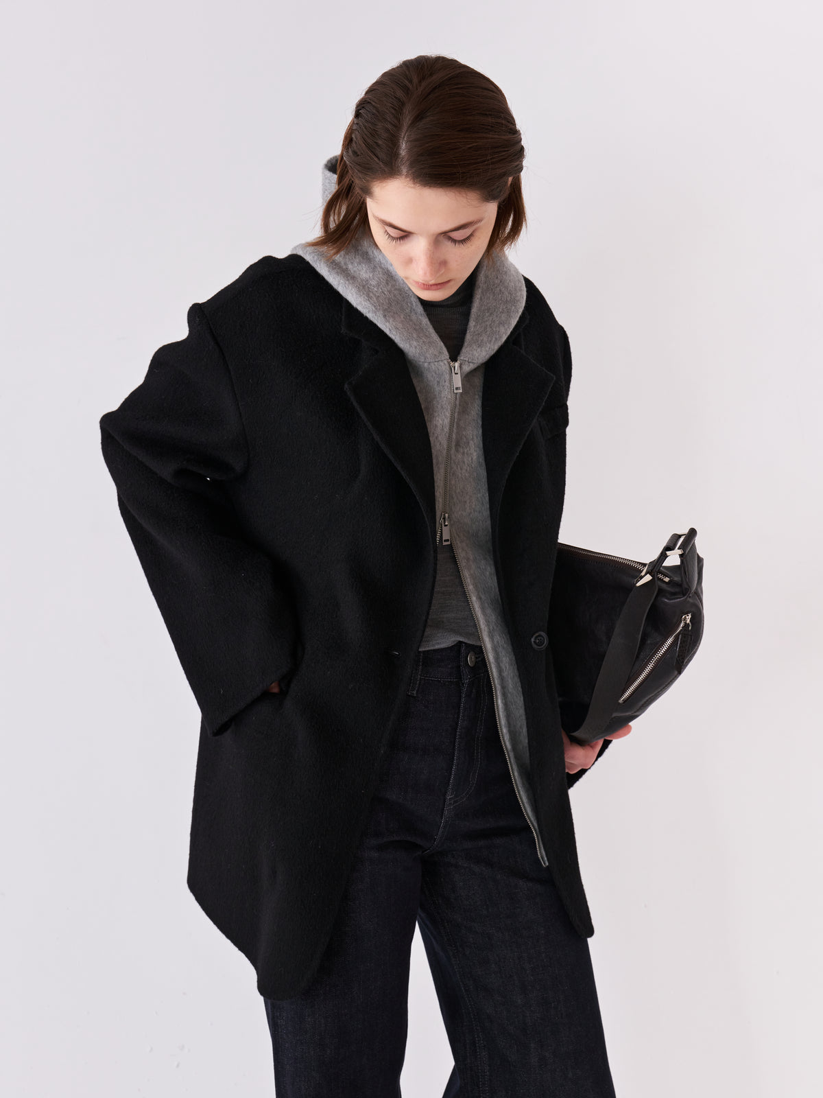 Fold Wool Blazer