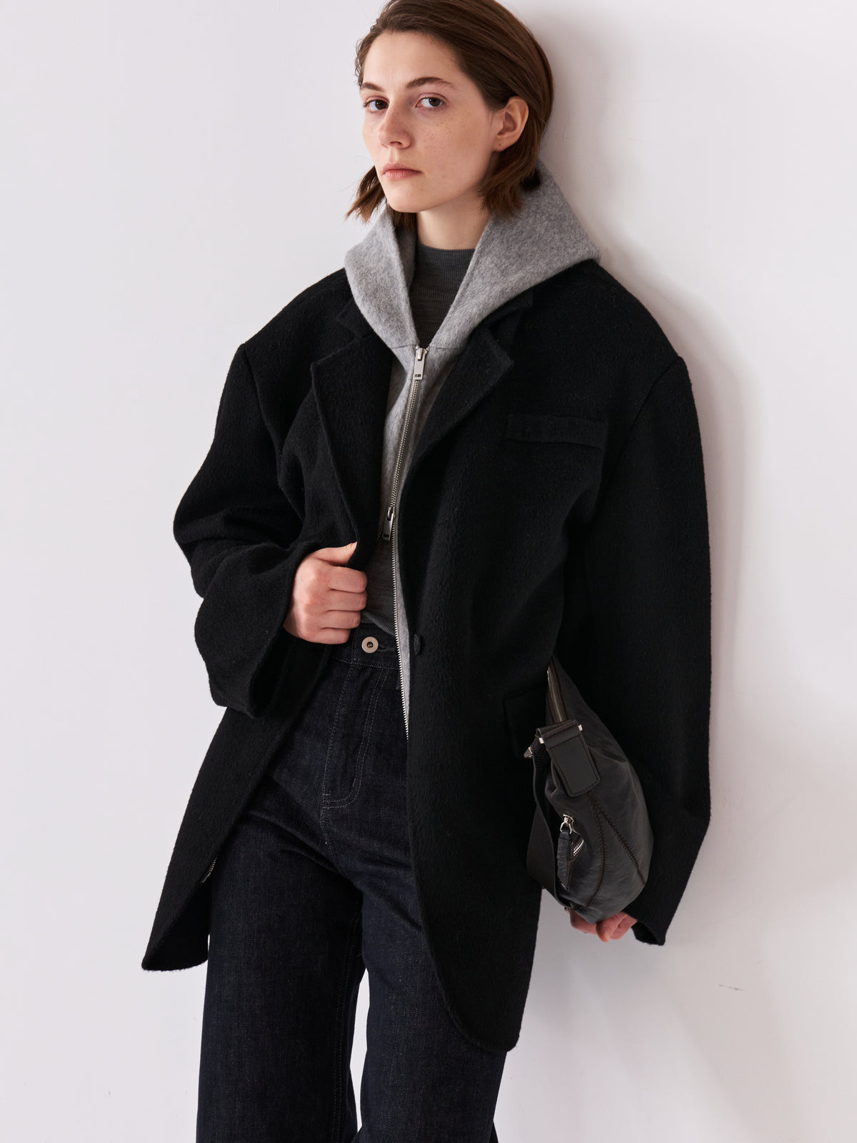 Fold Wool Blazer