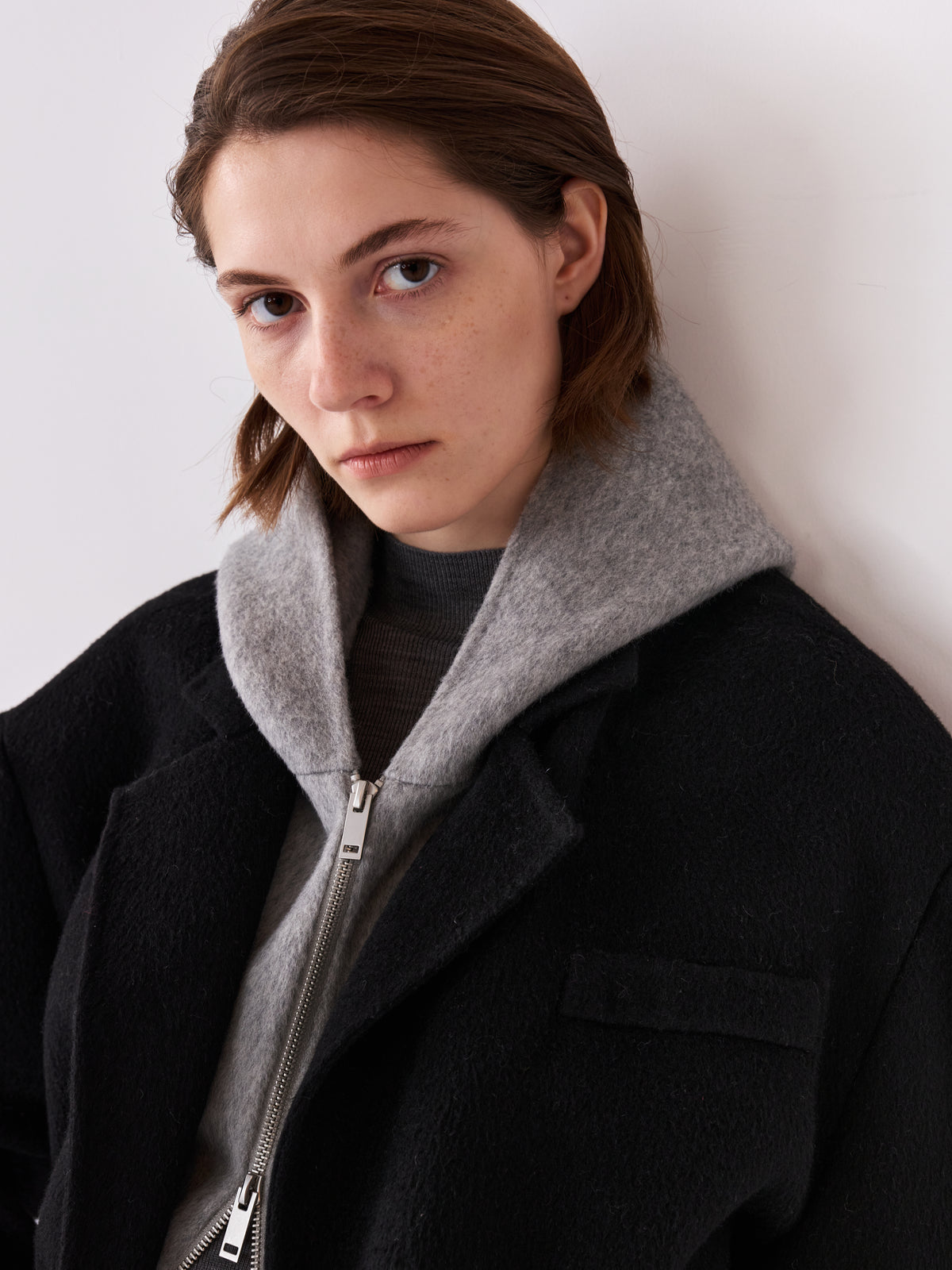 Fold Wool Blazer