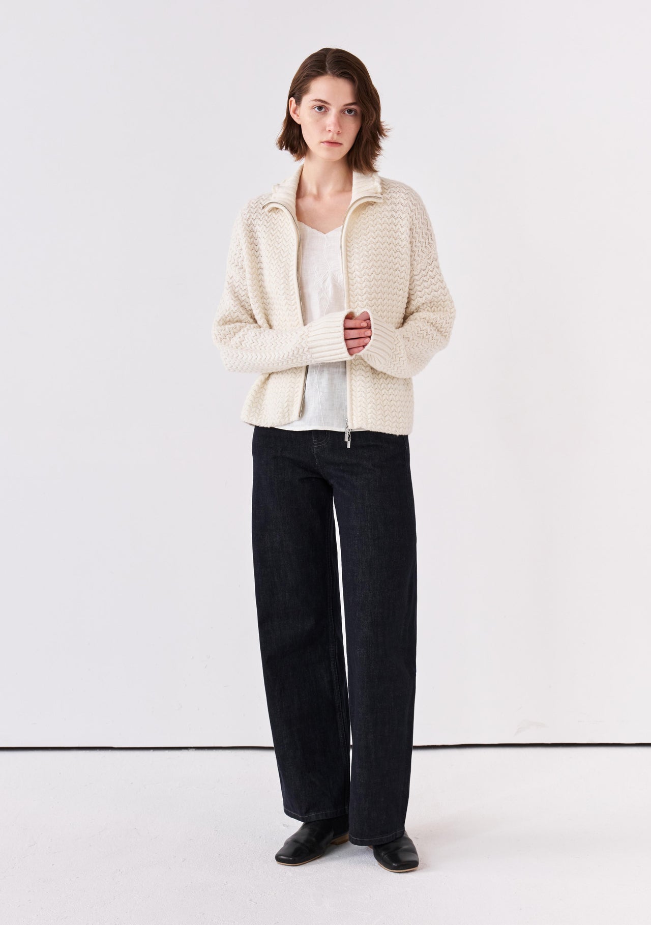 Orin Zip Cardigan