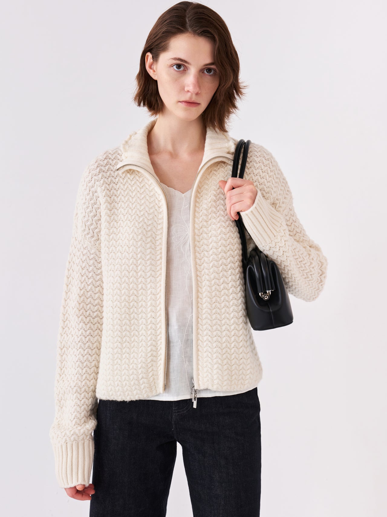 Orin Zip Cardigan