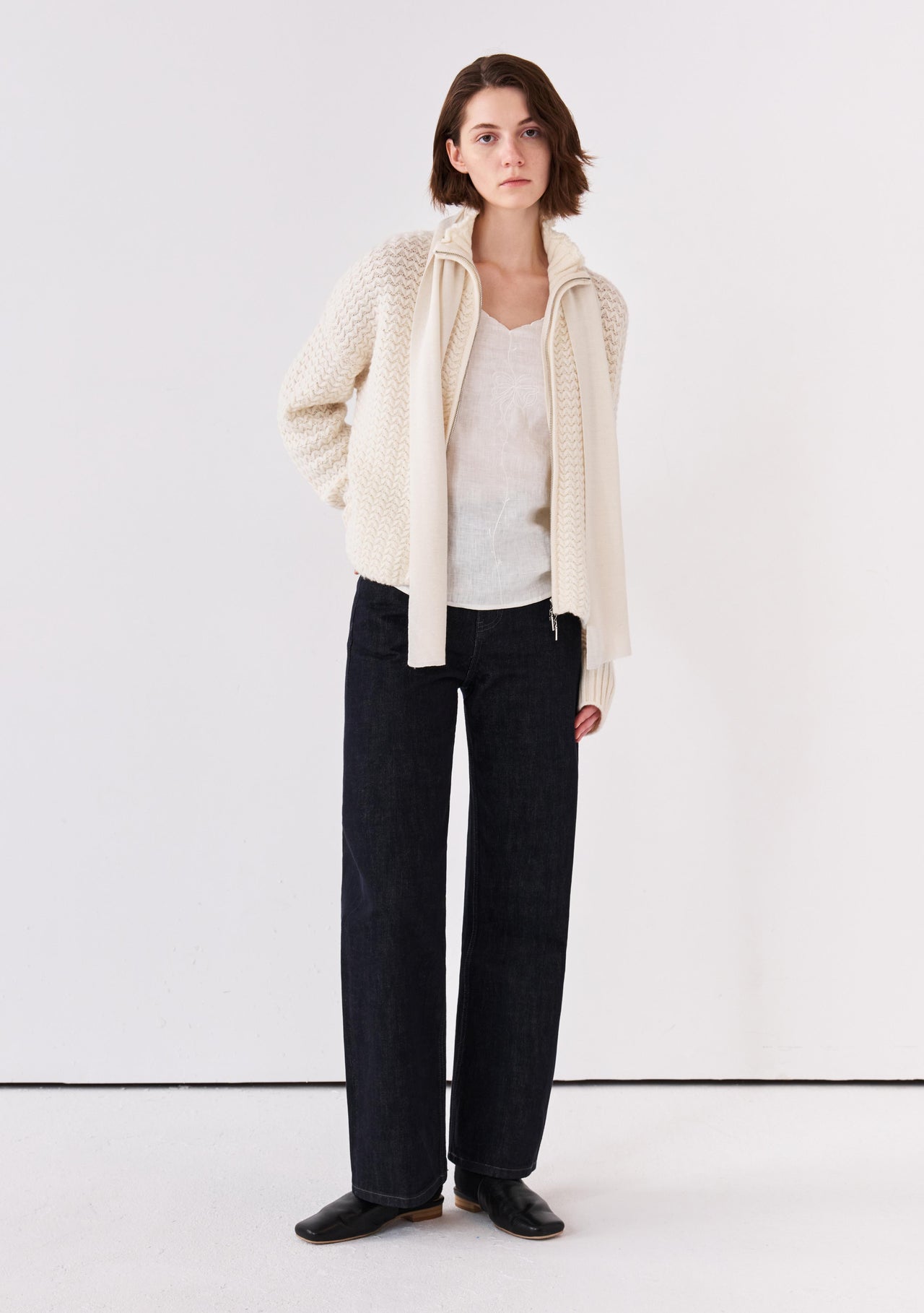 Orin Zip Cardigan
