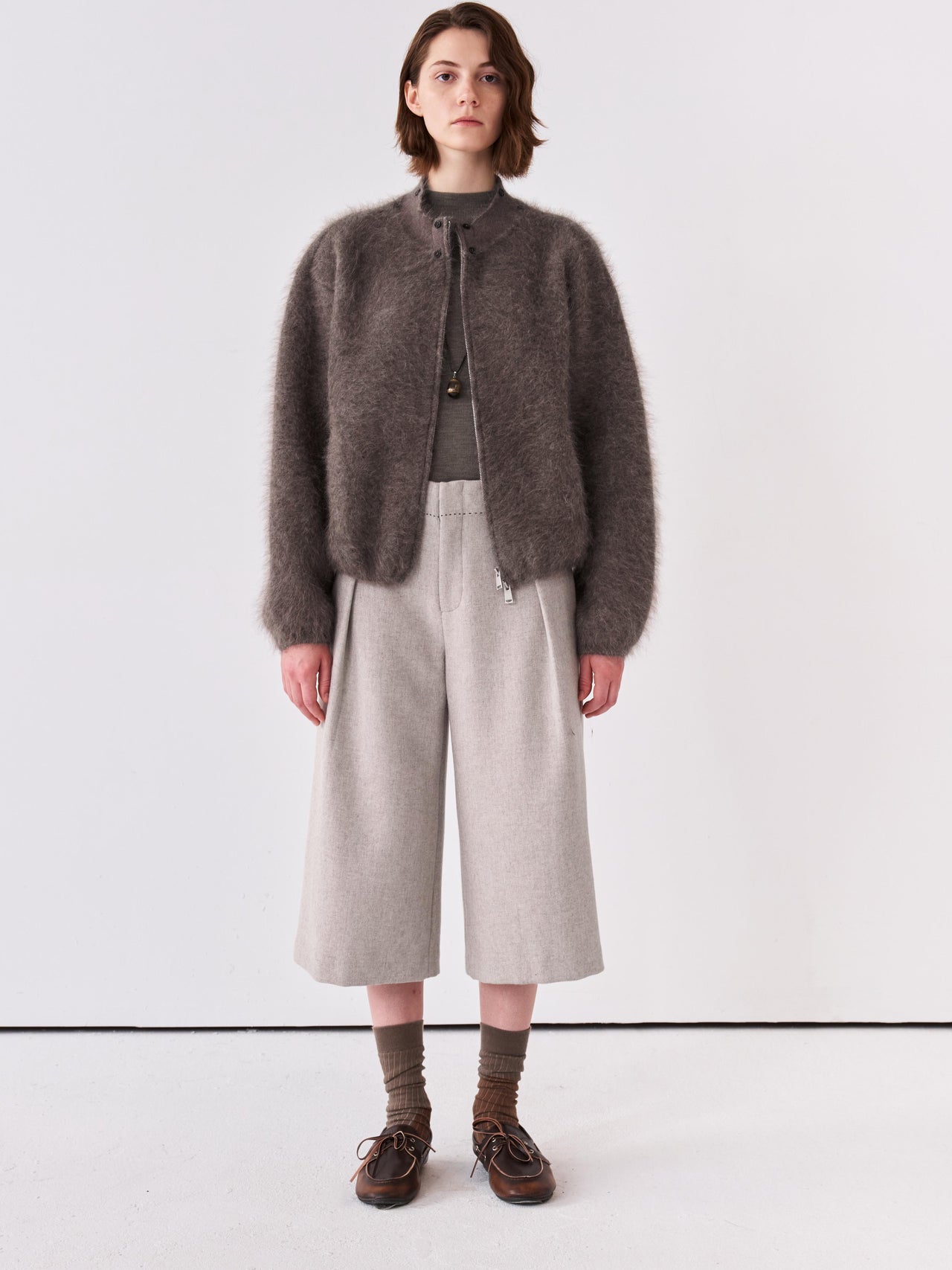 Plush Collar Jacket