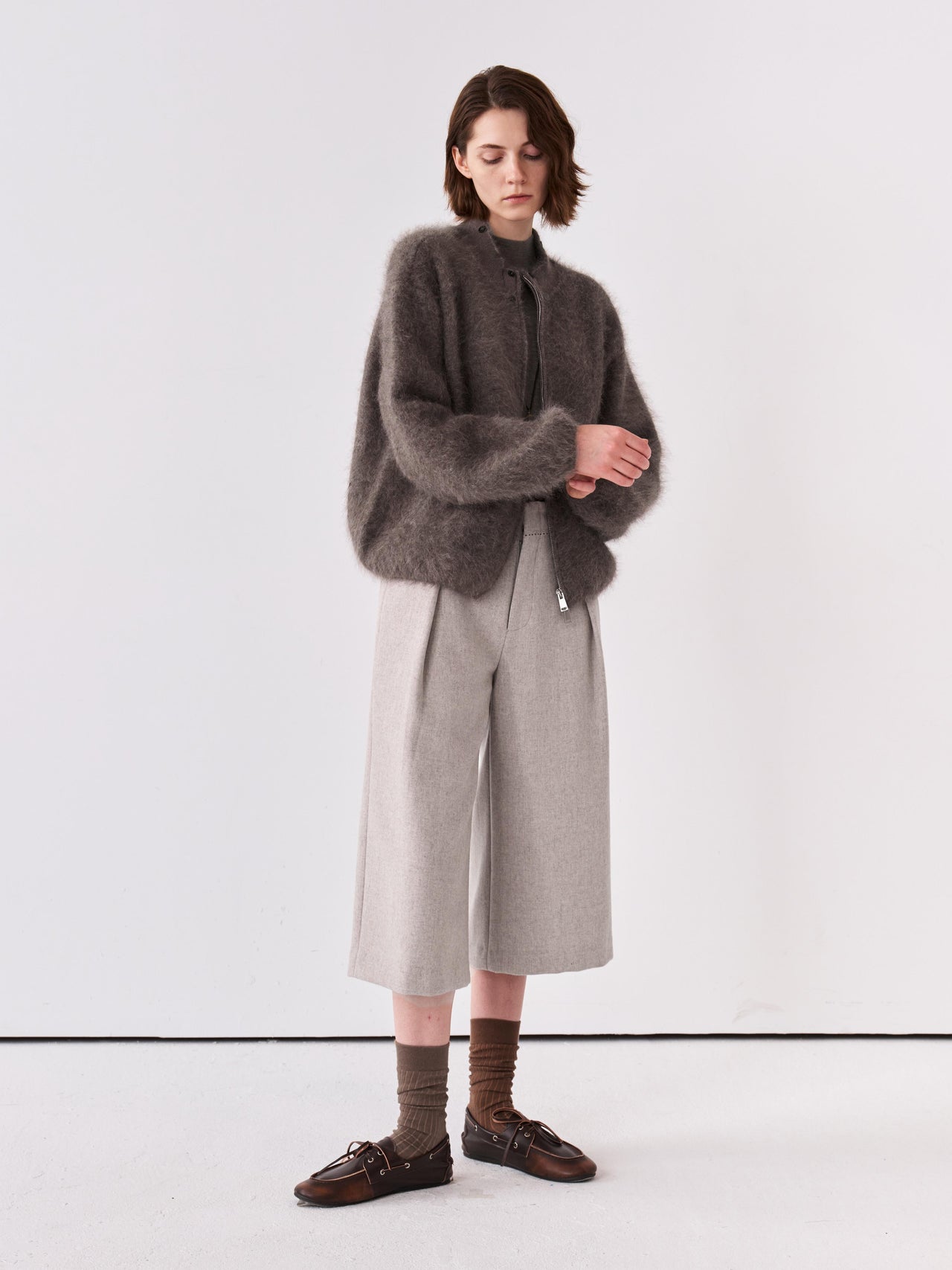 Plush Collar Jacket