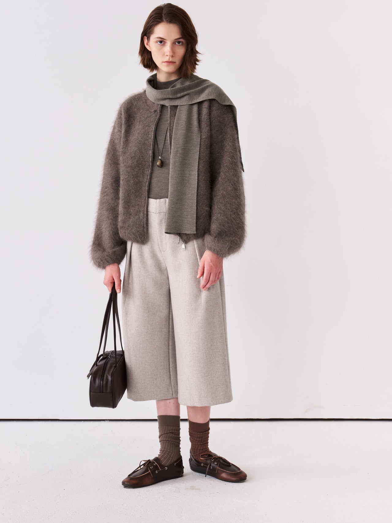 Plush Collar Jacket