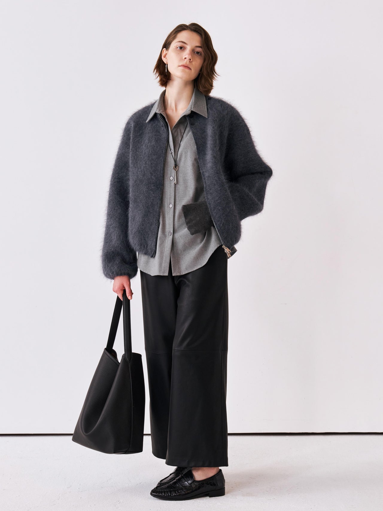 Plush Collar Jacket