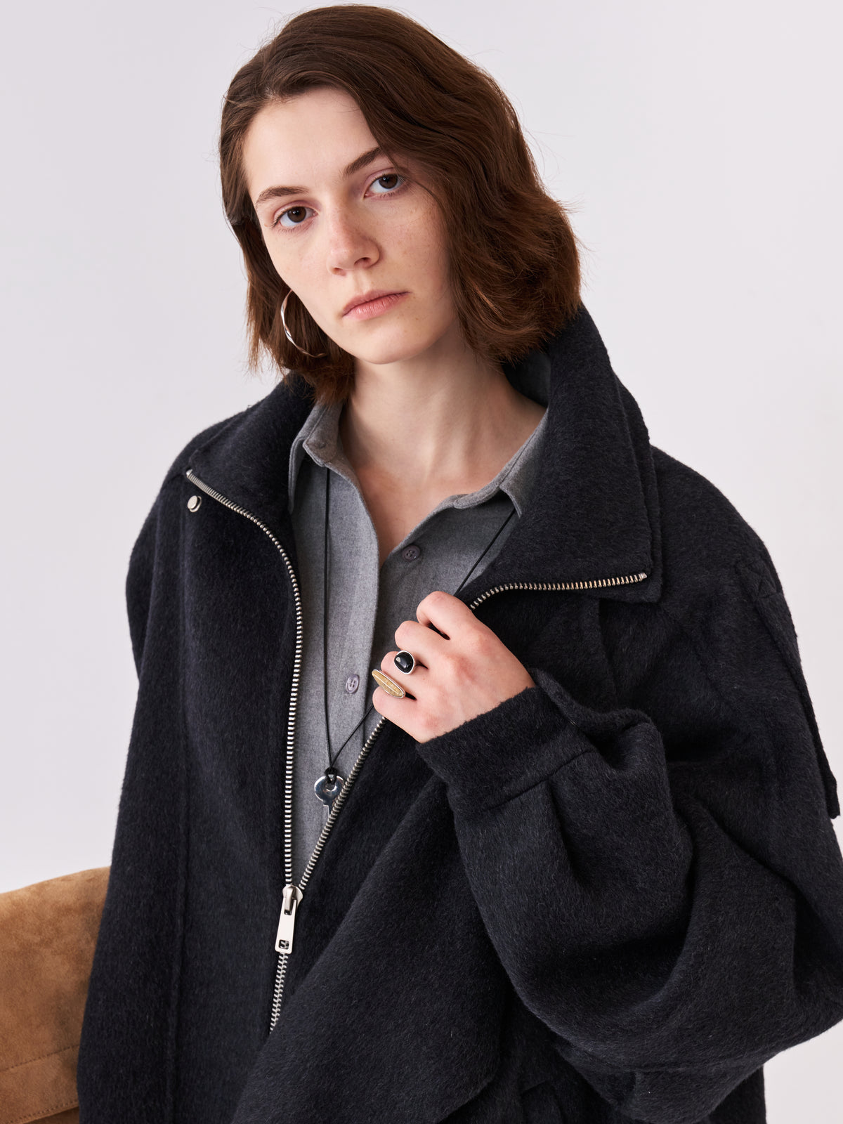 Fold Wool Jacket