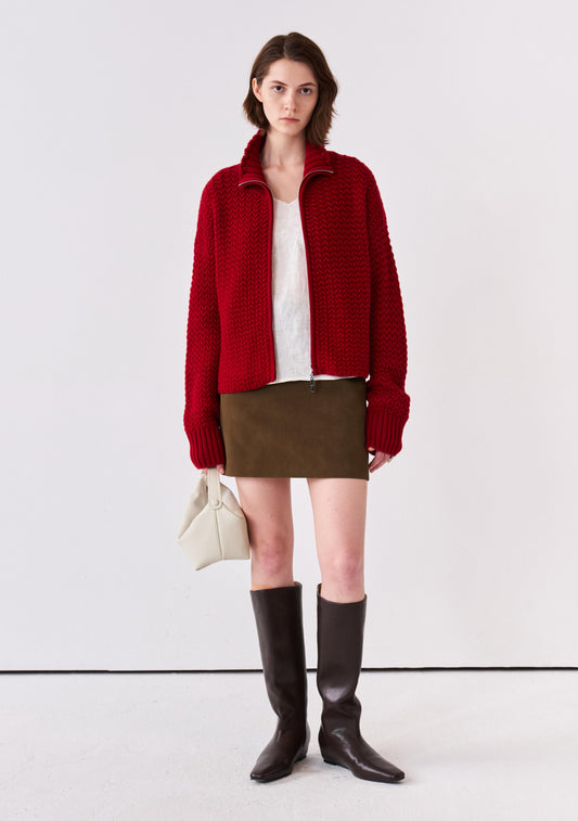 Orin Zip Cardigan