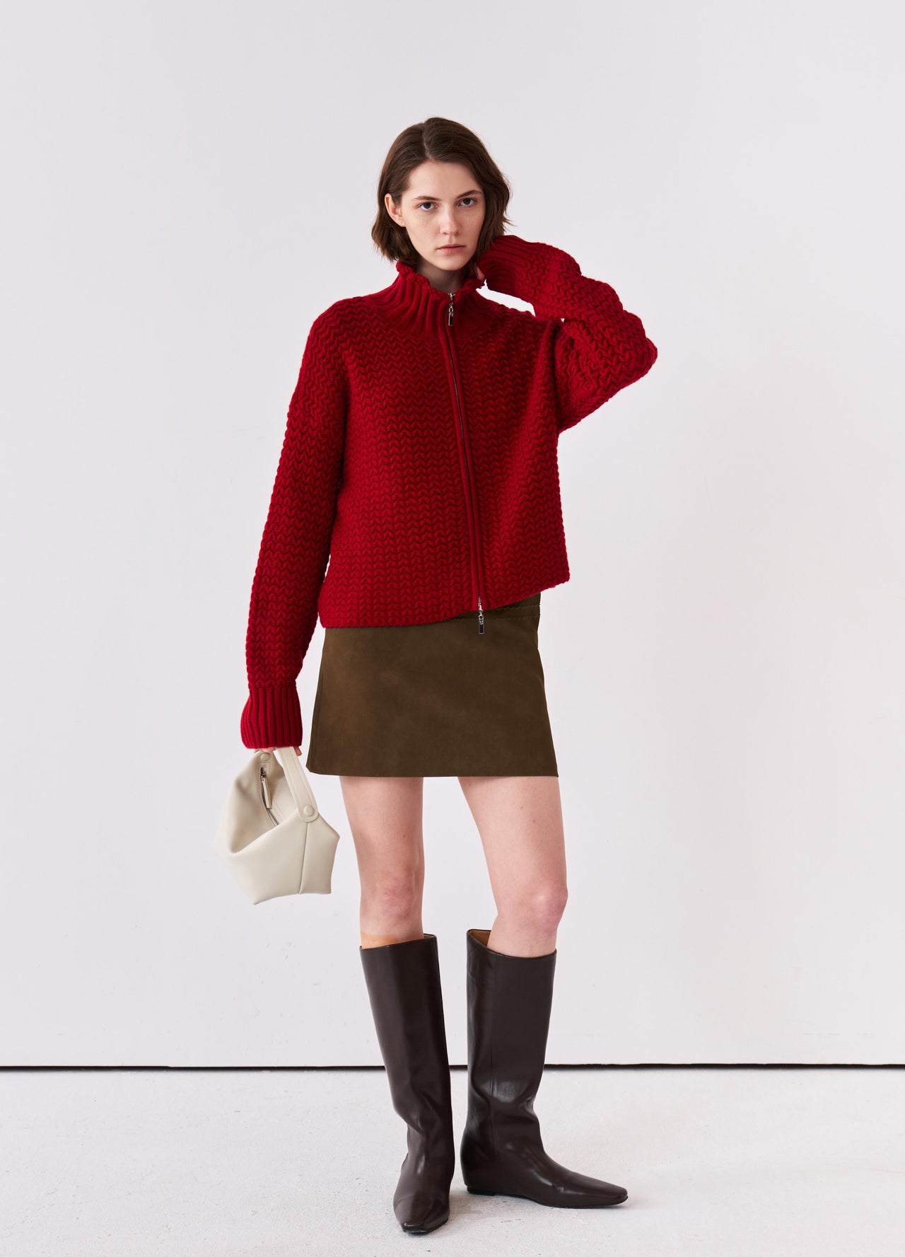 Relief A-Line Skirt