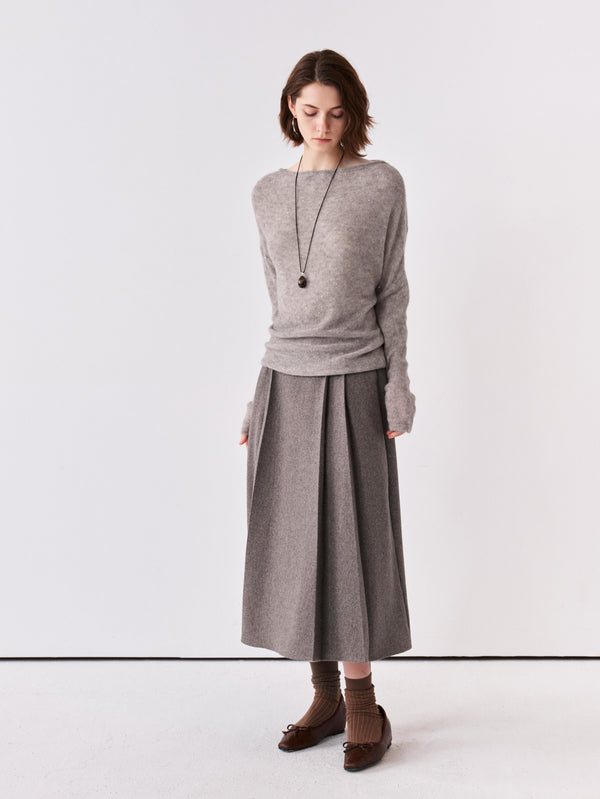 Arc Pleat Skirt