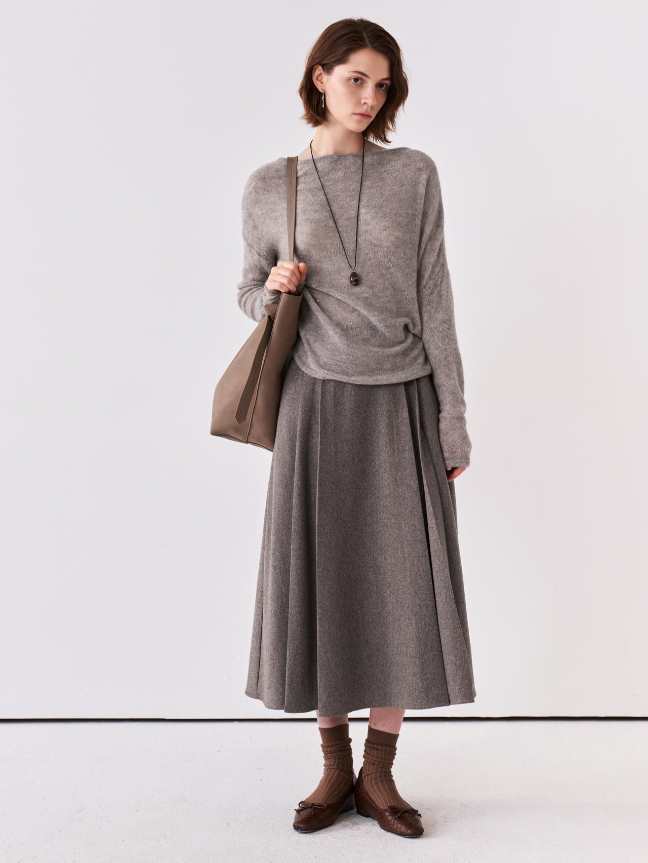 Arc Pleat Skirt
