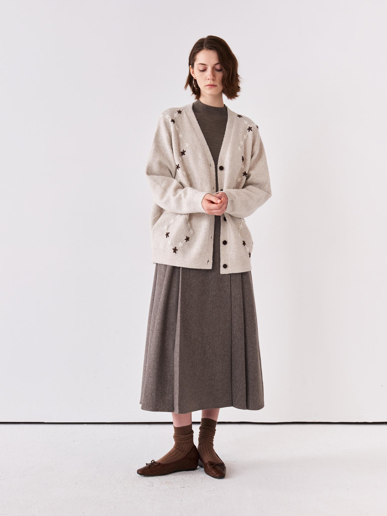 Arc Pleat Skirt