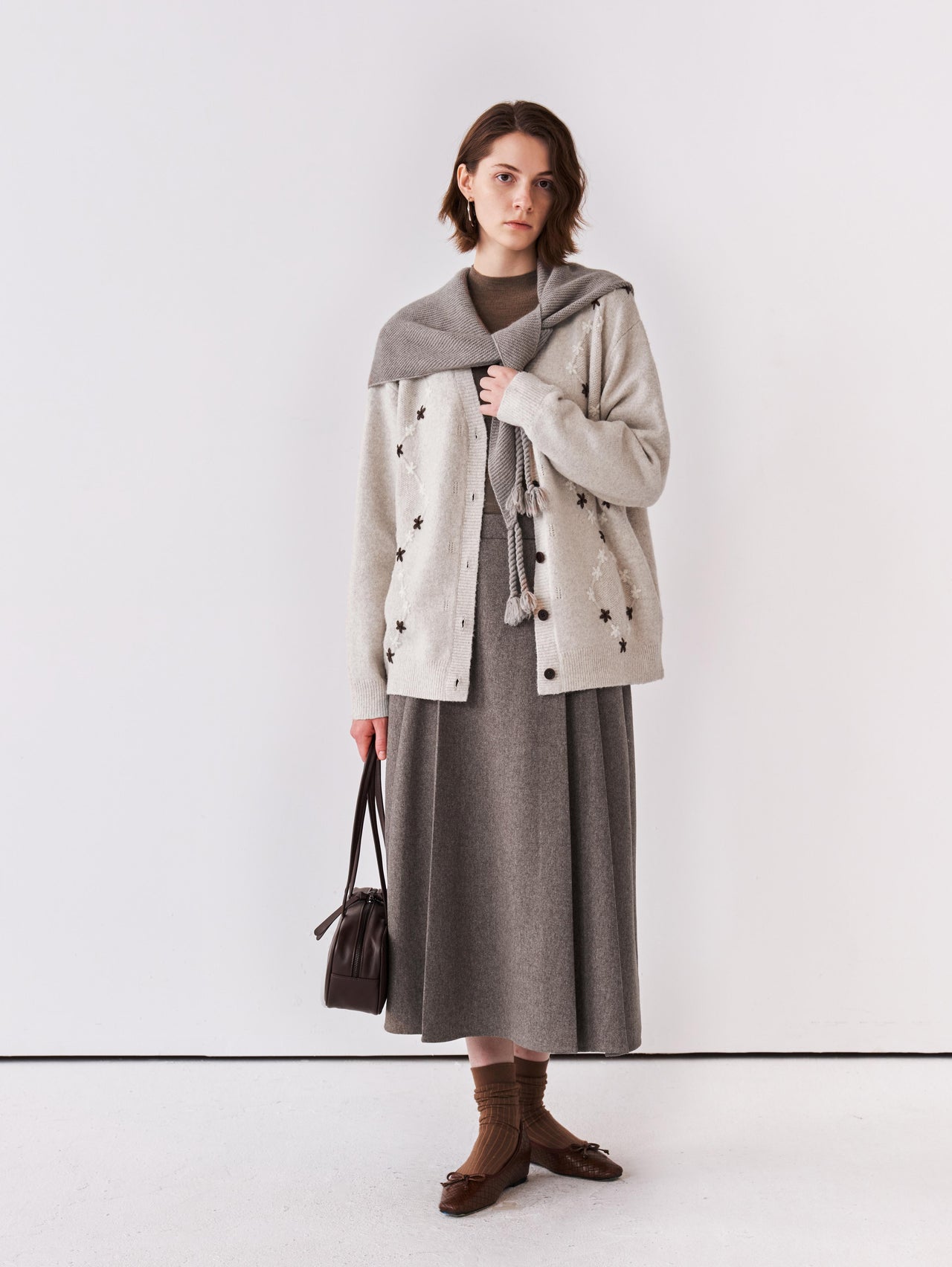 Arc Pleat Skirt