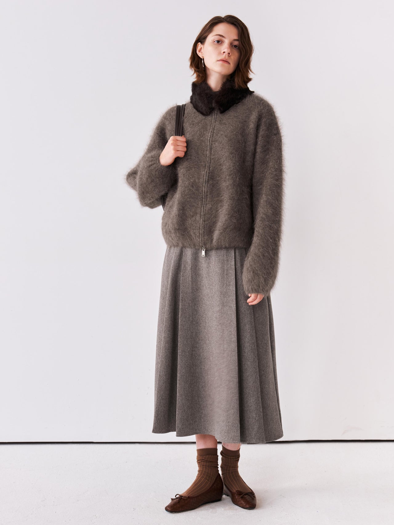Arc Pleat Skirt