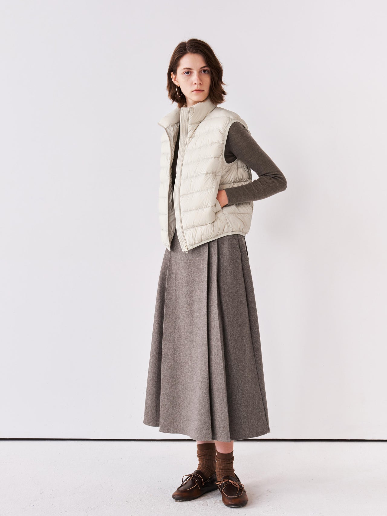Arc Pleat Skirt