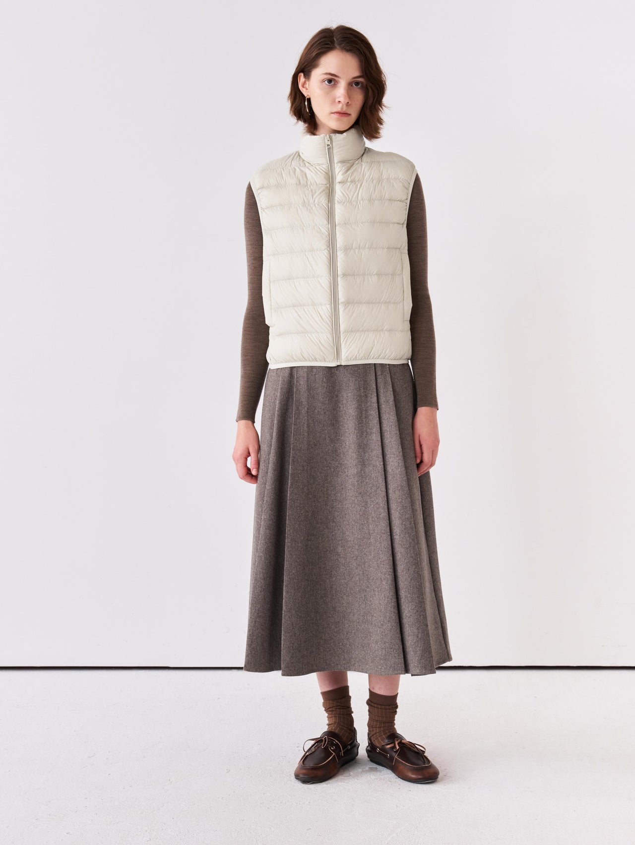 Arc Pleat Skirt