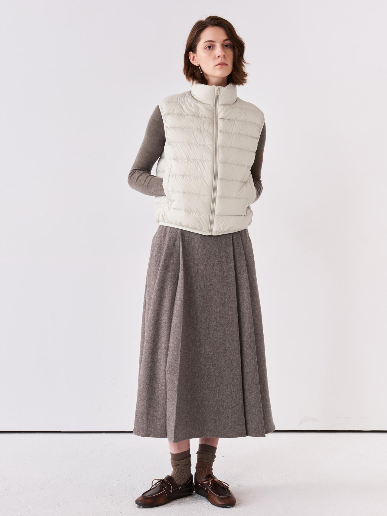 Arc Pleat Skirt