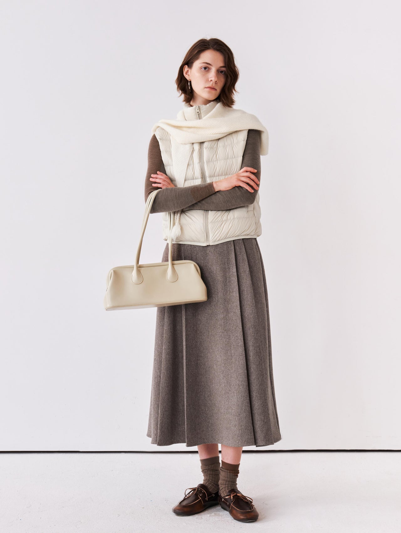 Arc Pleat Skirt