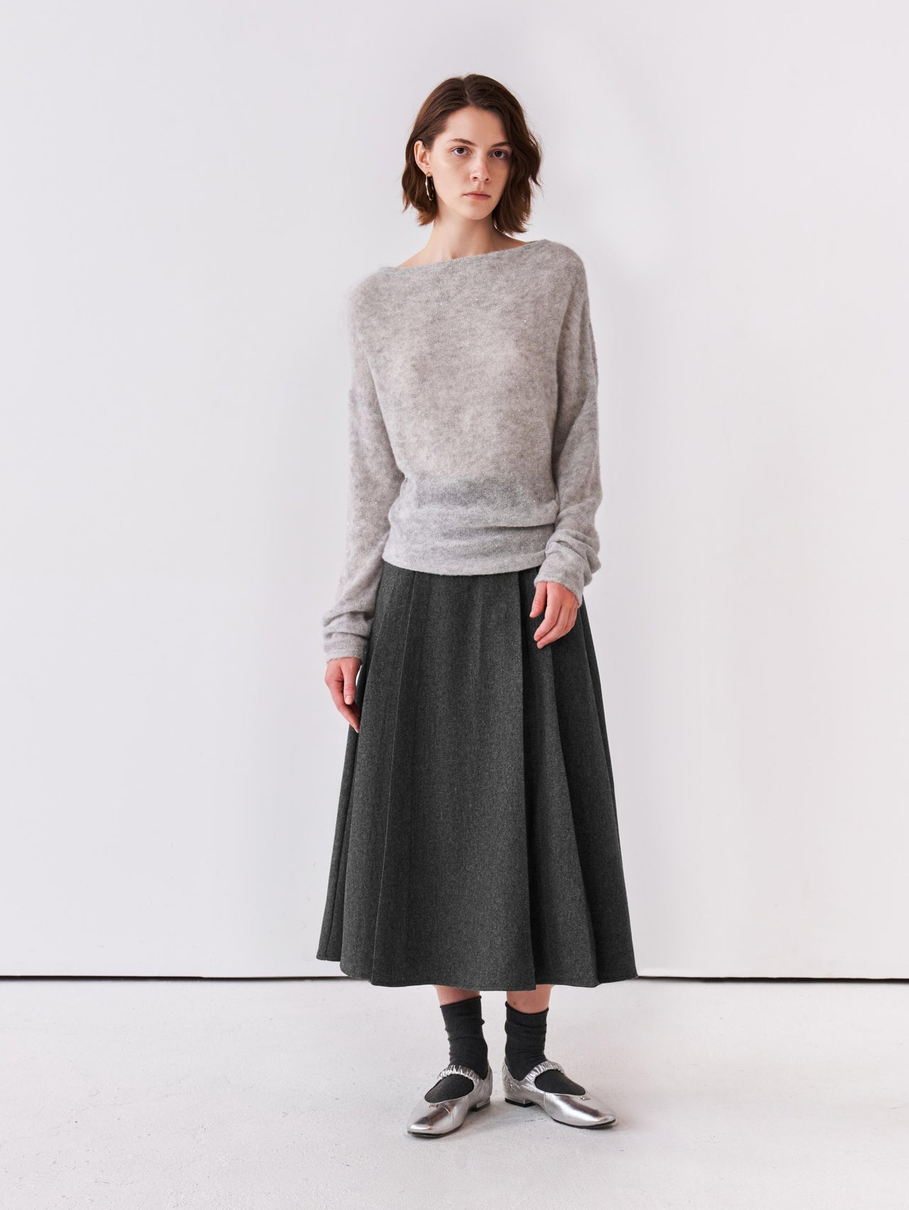 Arc Pleat Skirt