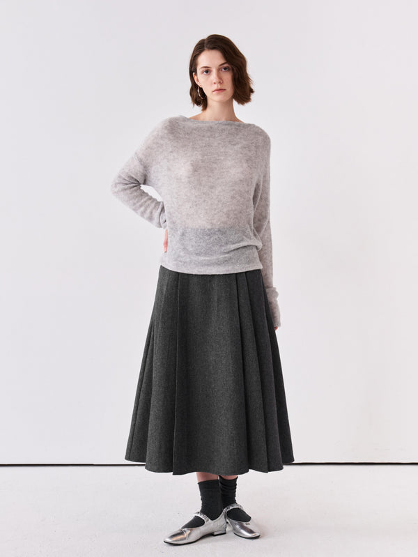 Arc Pleat Skirt