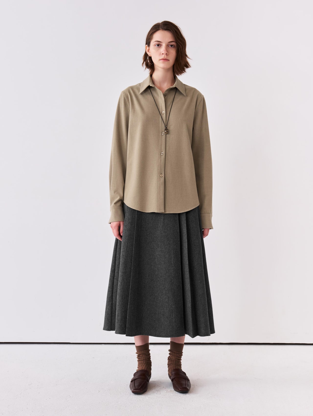 Arc Pleat Skirt