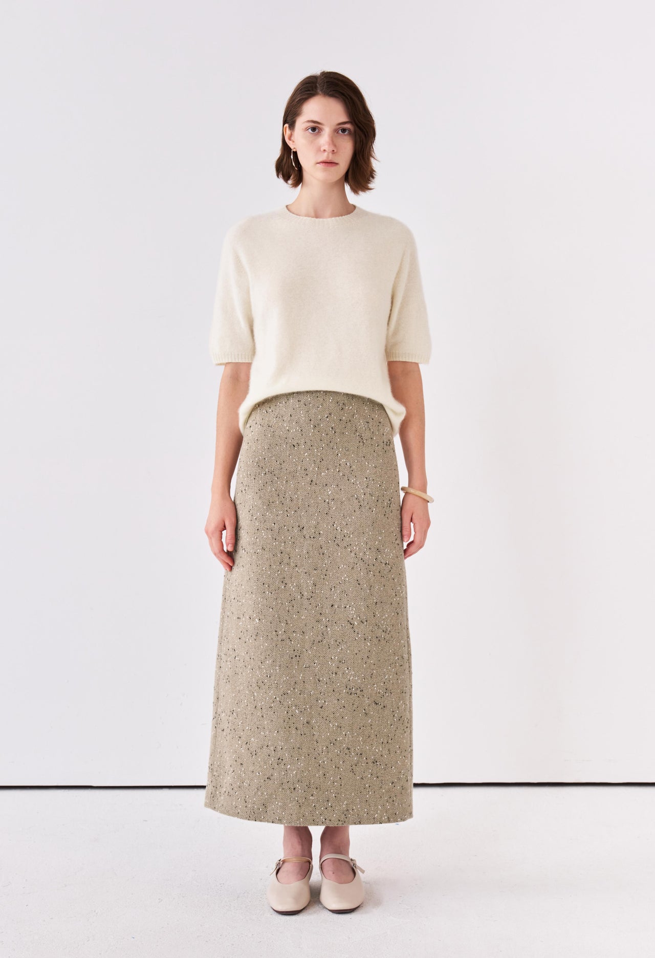 Marl Maxi Skirt
