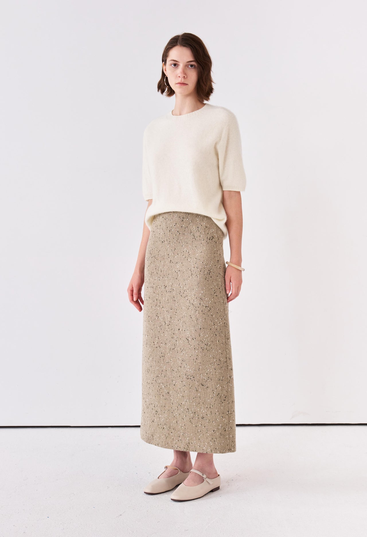 Marl Maxi Skirt