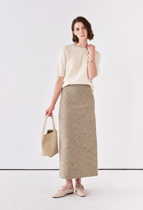 Marl Maxi Skirt
