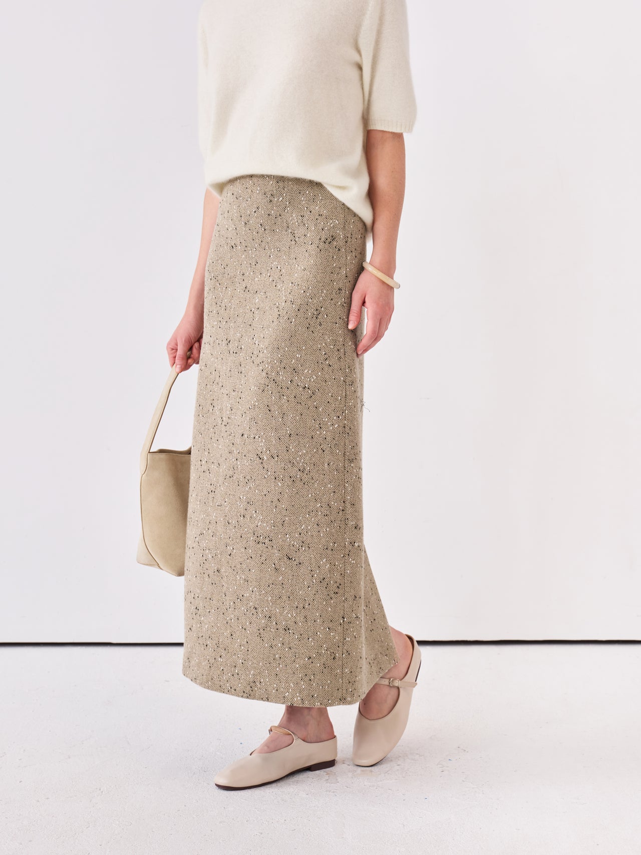 Marl Maxi Skirt