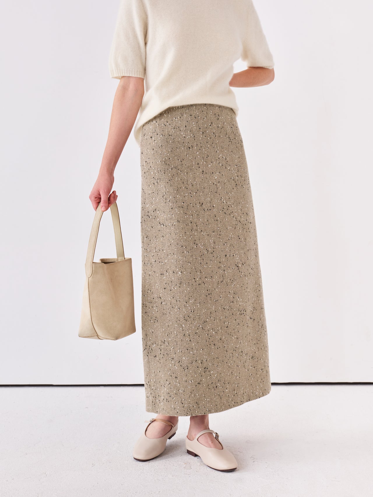 Marl Maxi Skirt