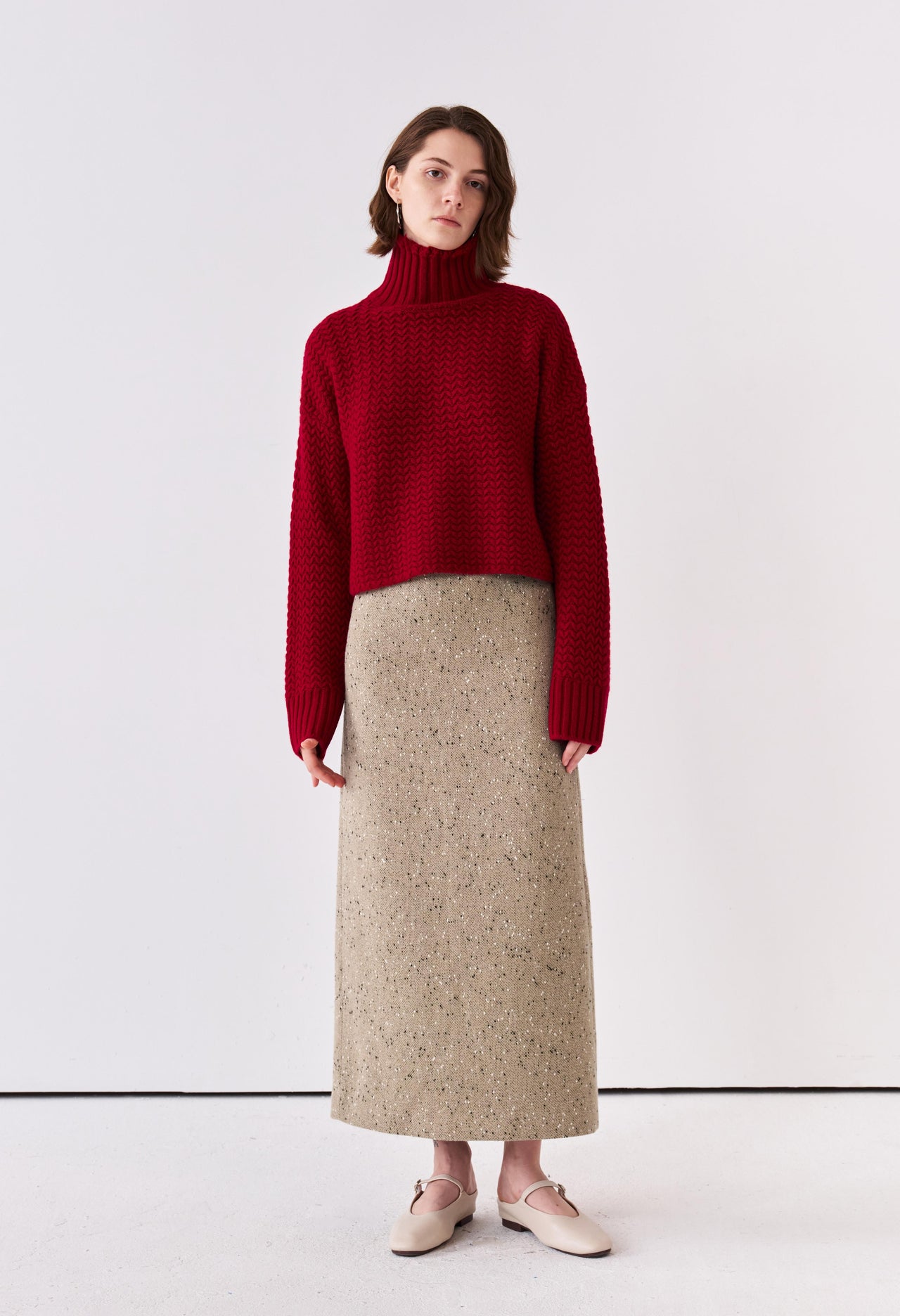 Marl Maxi Skirt