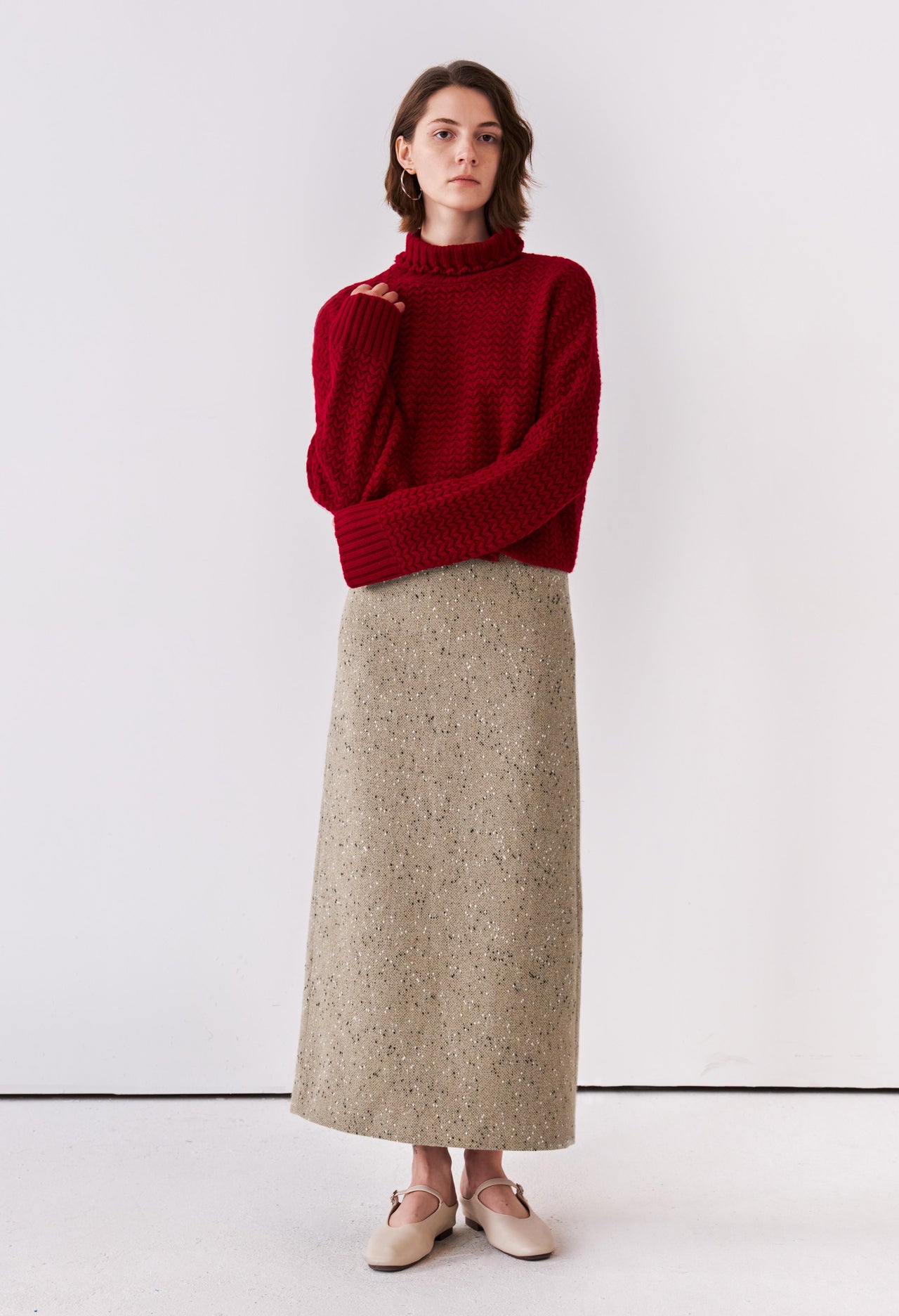 Marl Maxi Skirt