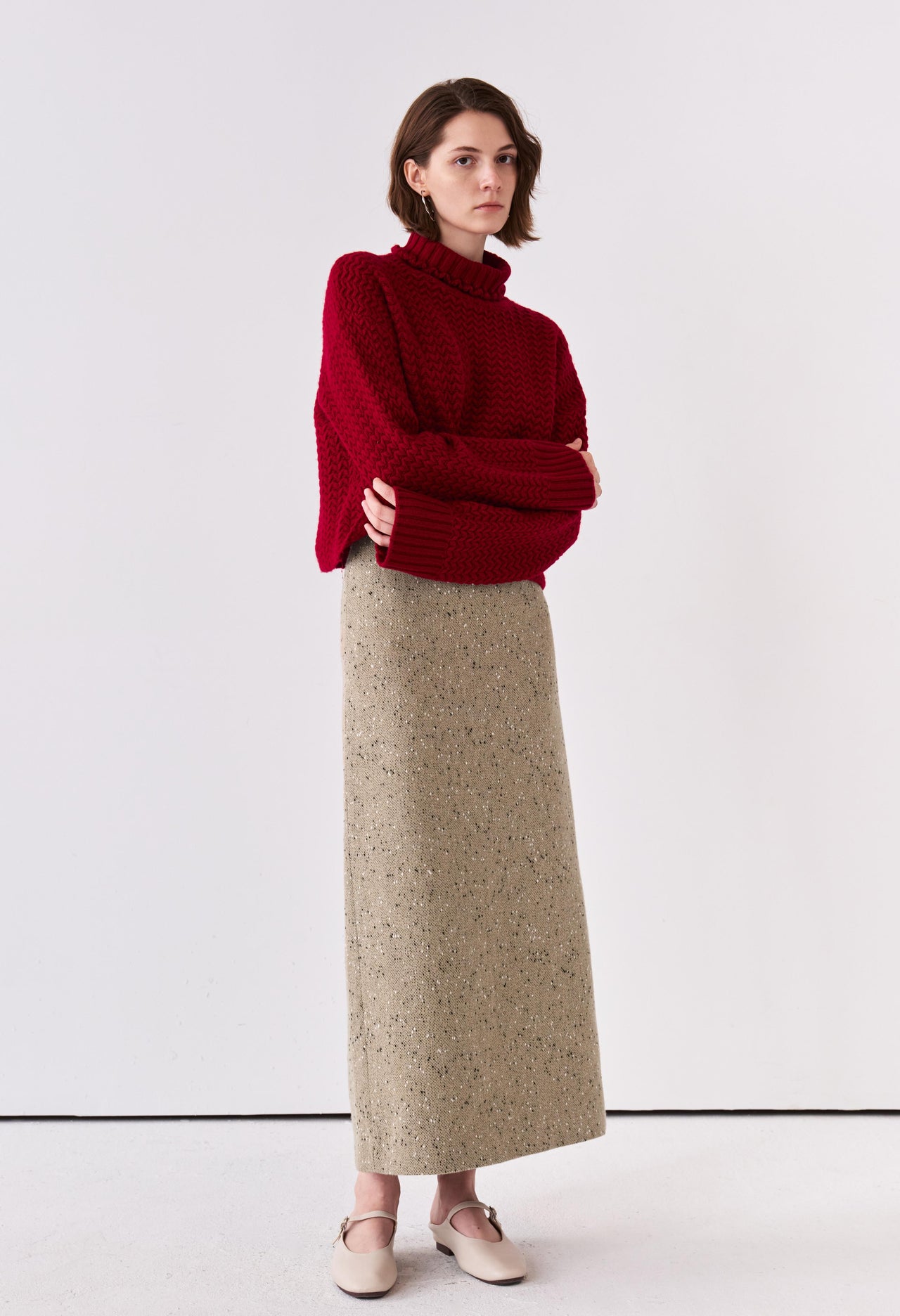Marl Maxi Skirt
