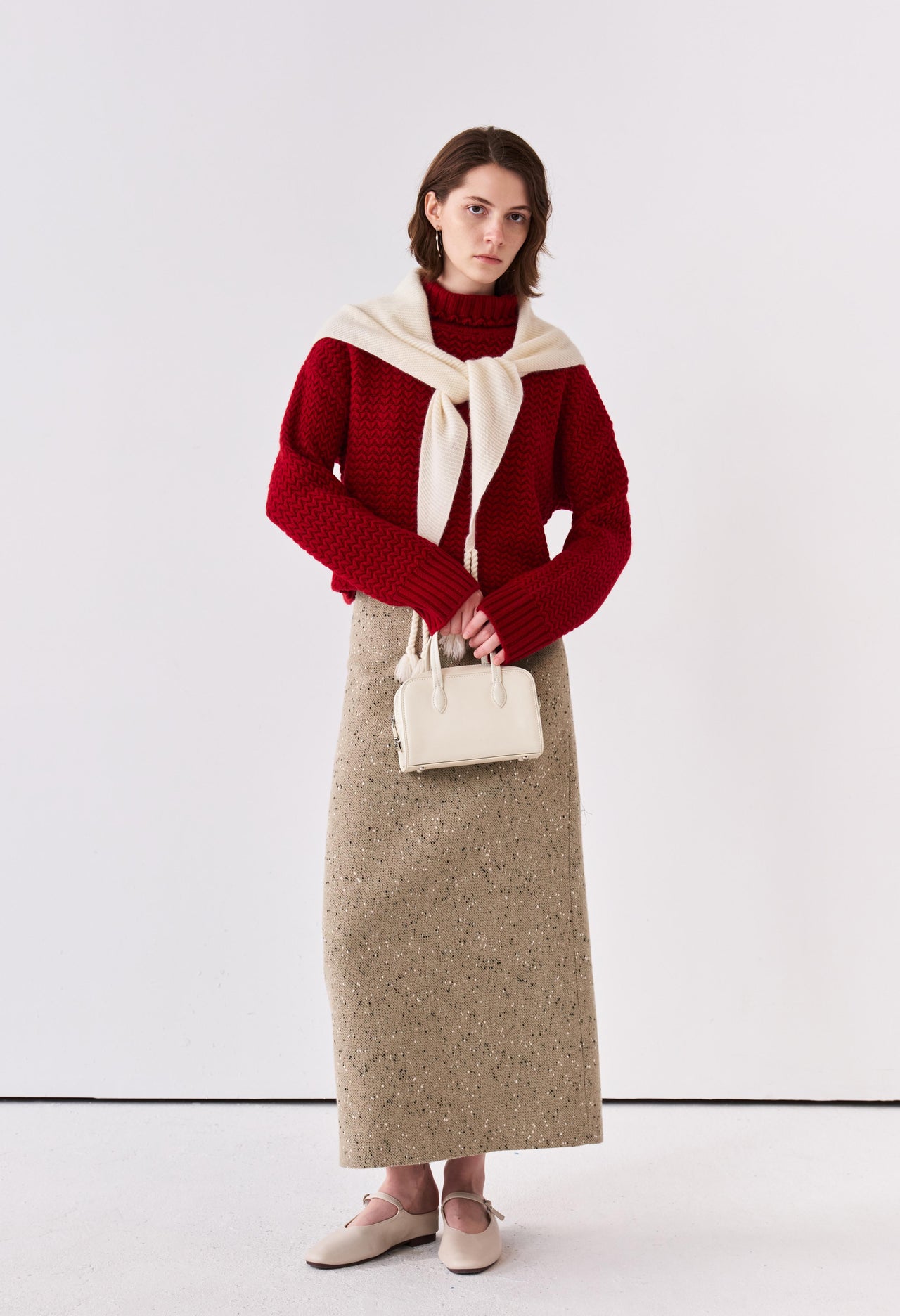 Marl Maxi Skirt