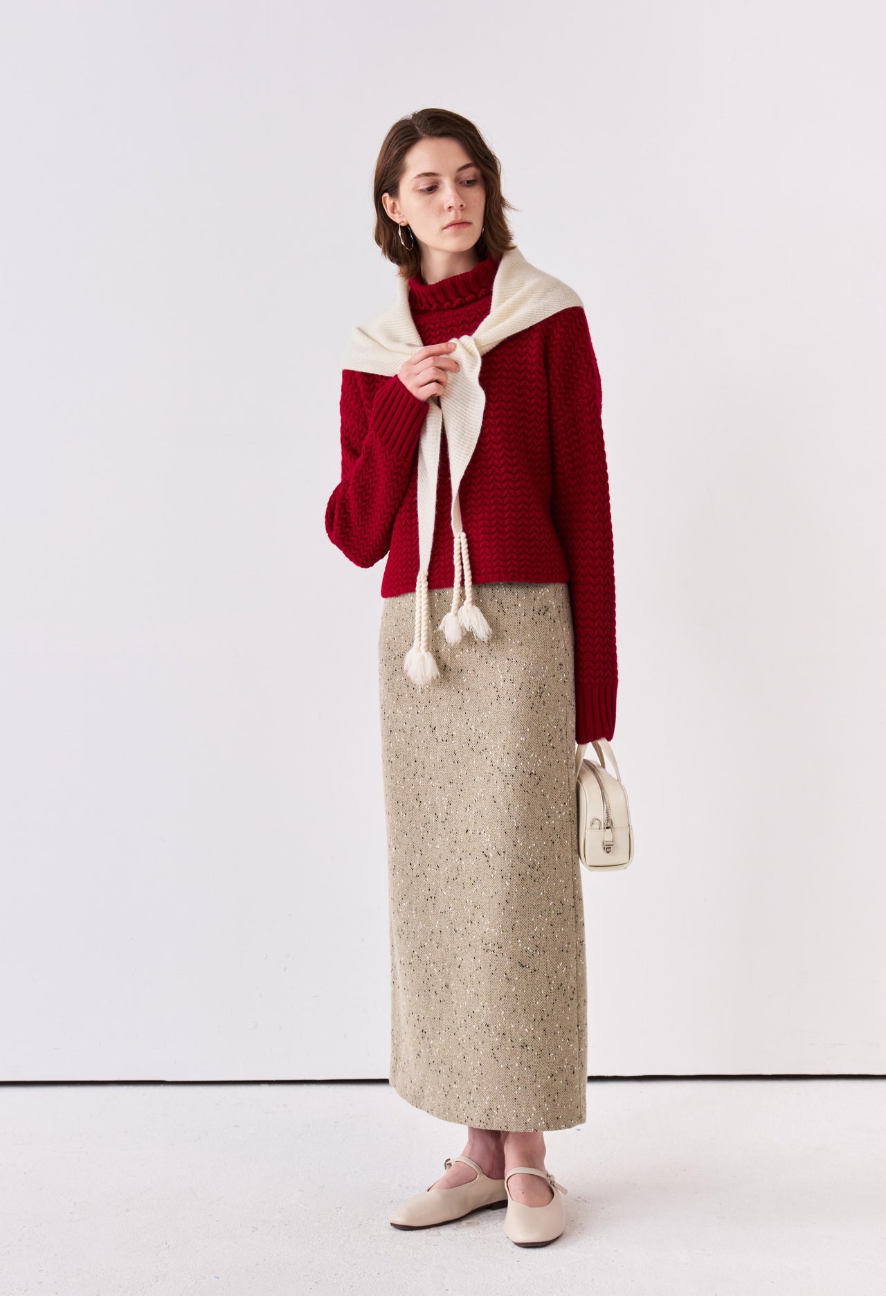 Marl Maxi Skirt