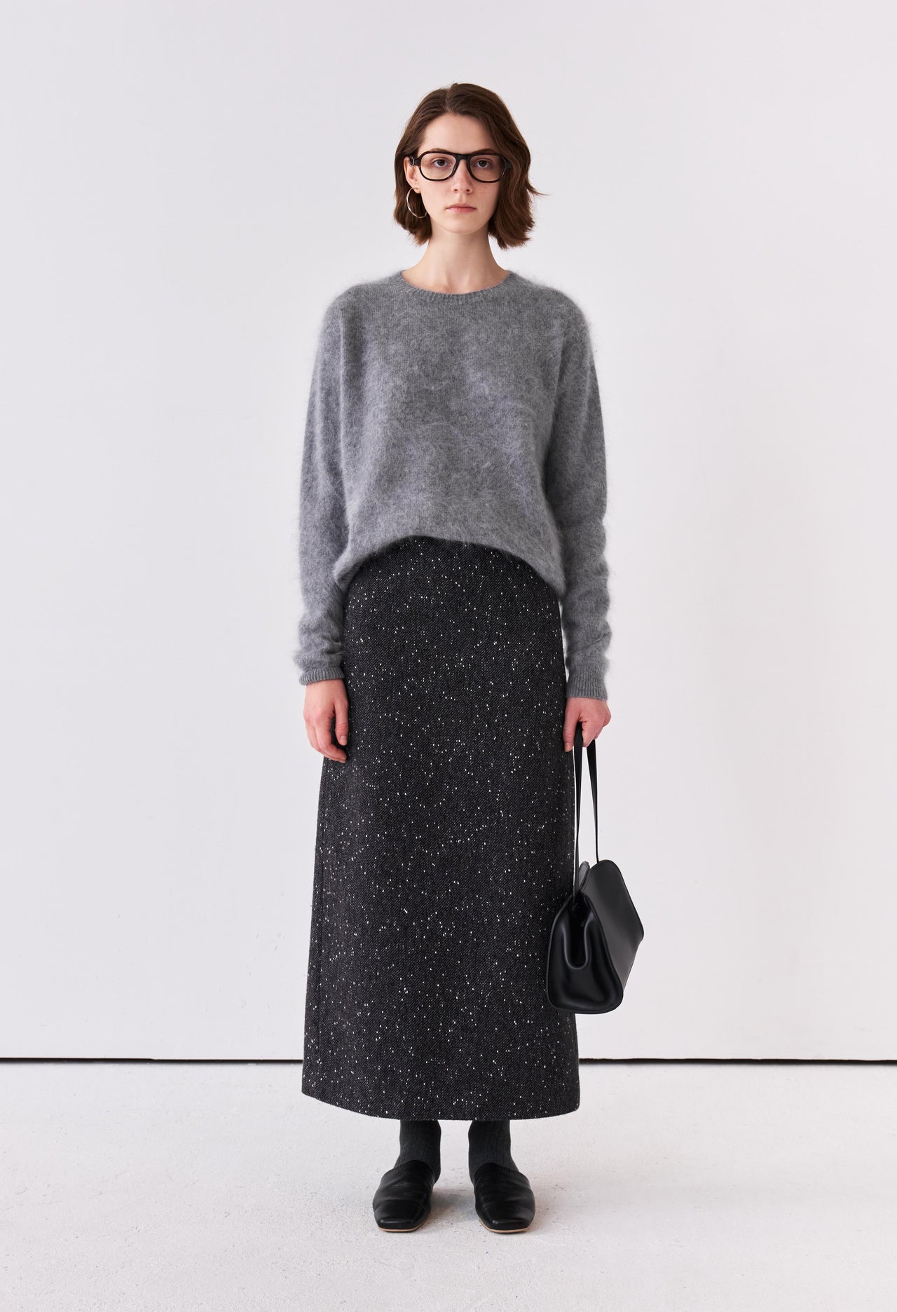 Marl Maxi Skirt