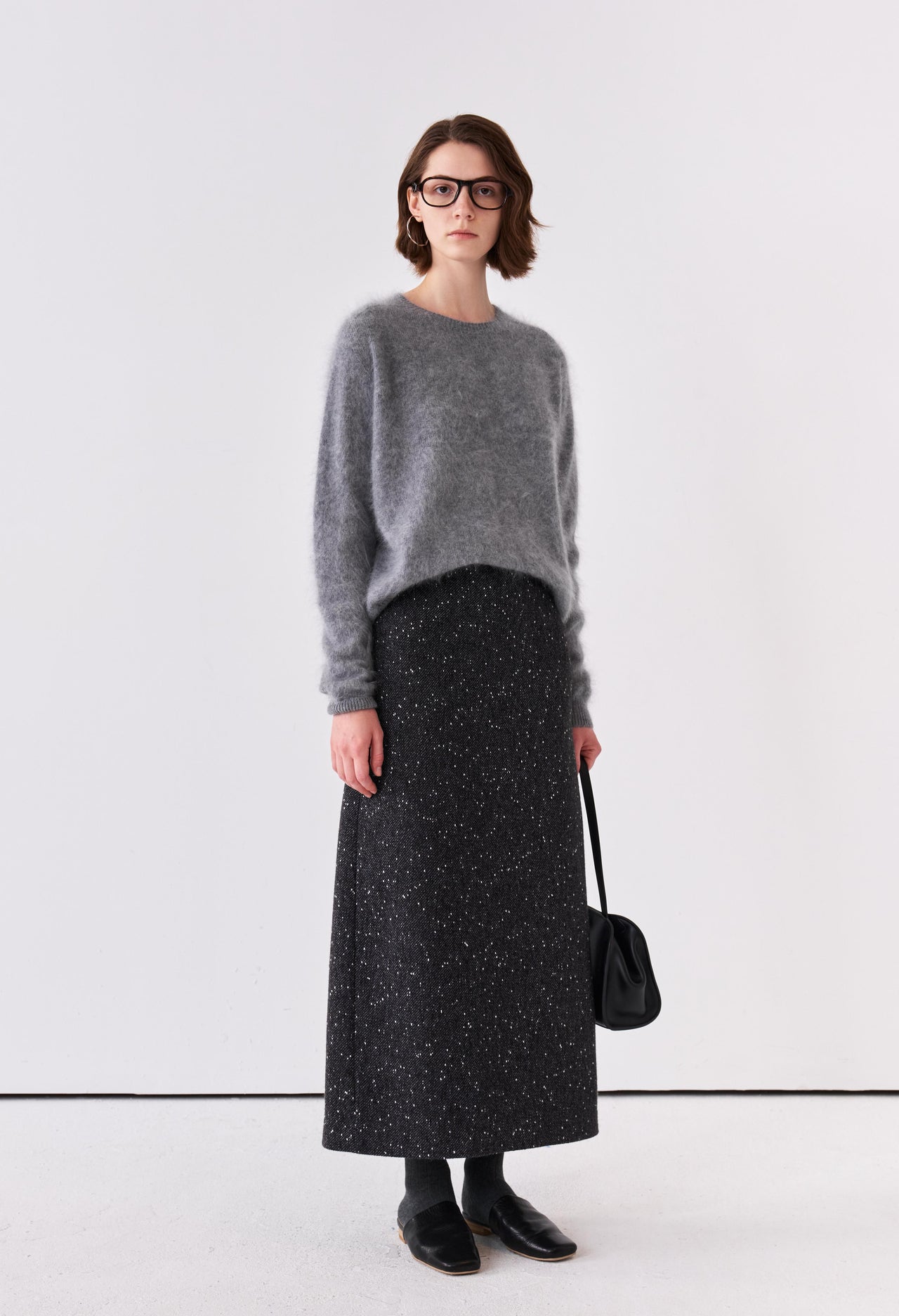 Marl Maxi Skirt