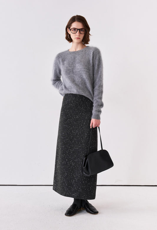 Marl Maxi Skirt