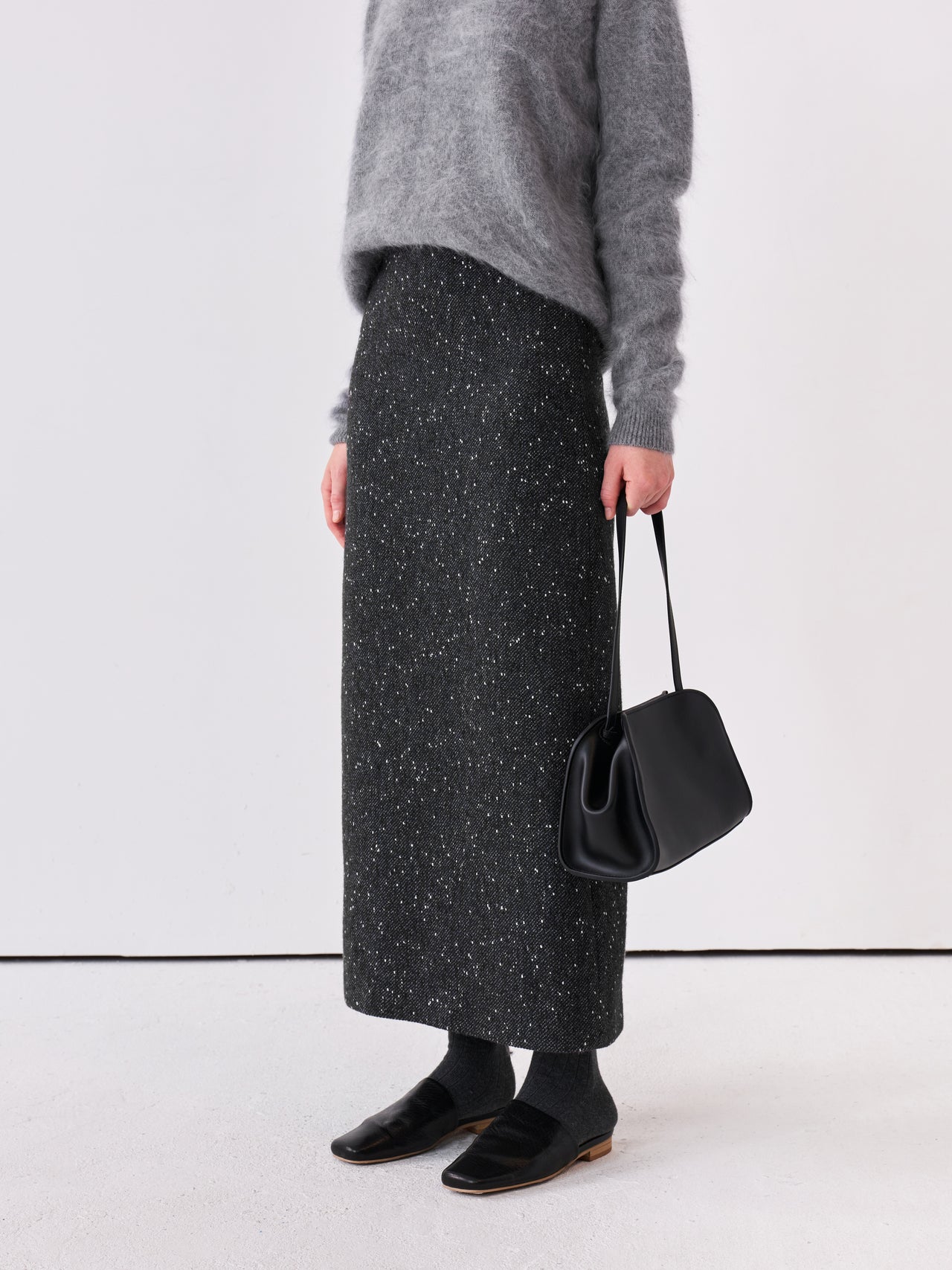 Marl Maxi Skirt