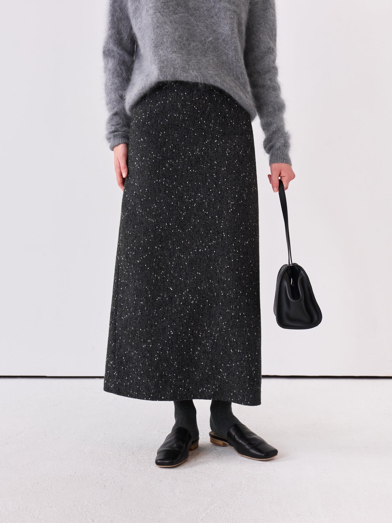 Marl Maxi Skirt