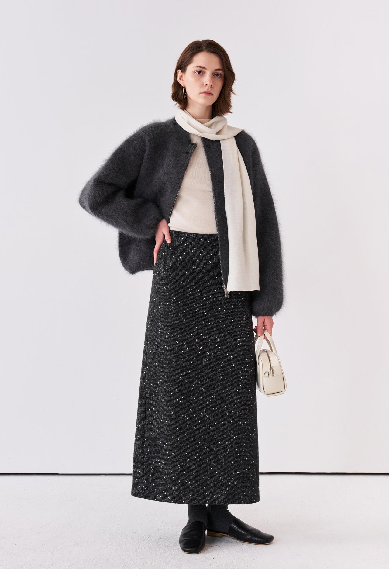 Marl Maxi Skirt