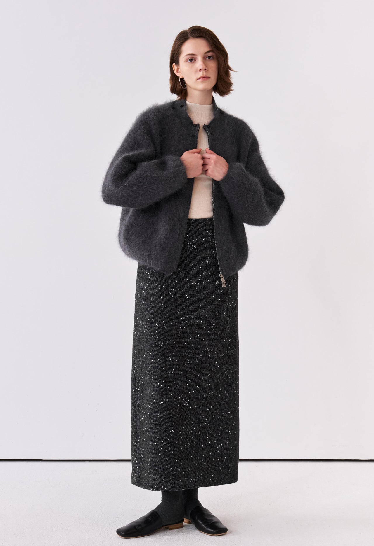 Marl Maxi Skirt