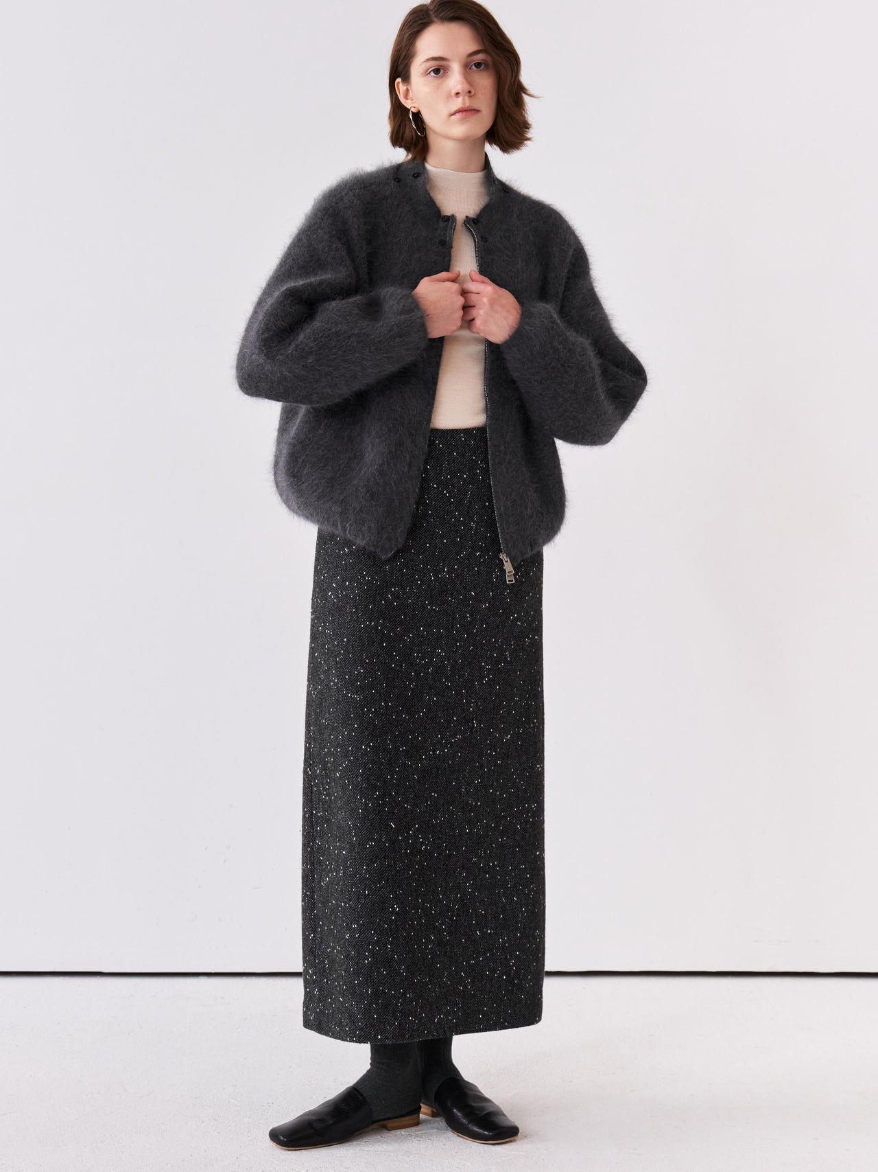 Plush Collar Jacket