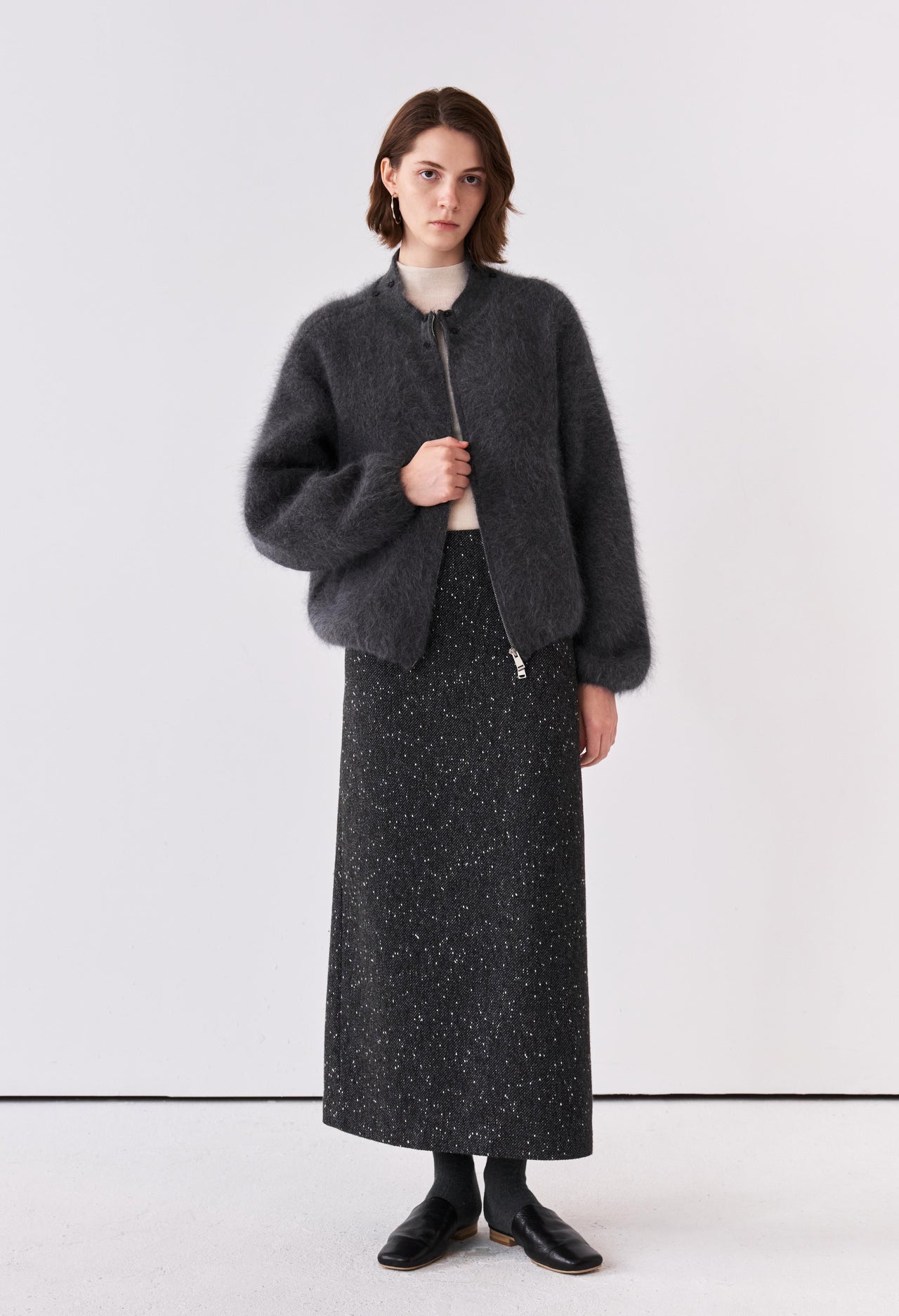 Marl Maxi Skirt