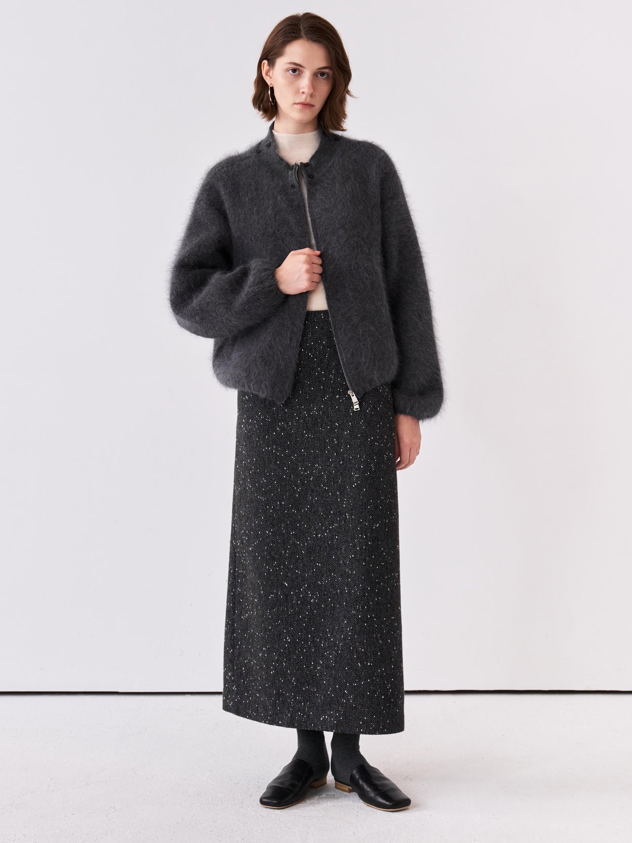 Plush Collar Jacket