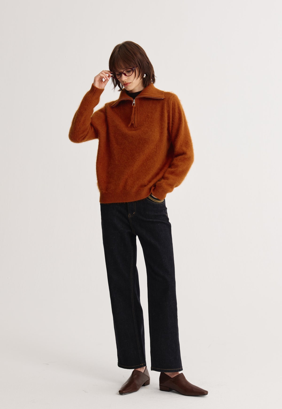 Aveline Half-Zip Knit