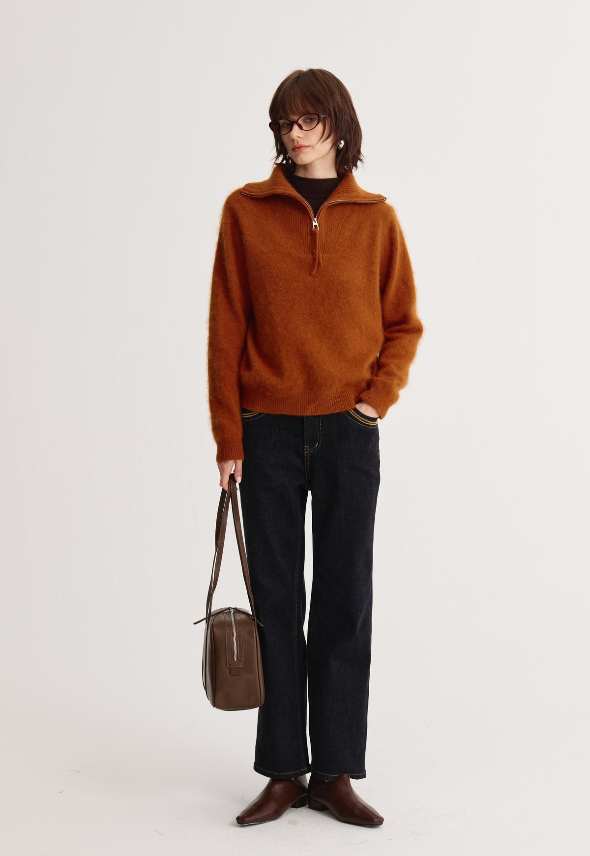 Aveline Half-Zip Knit