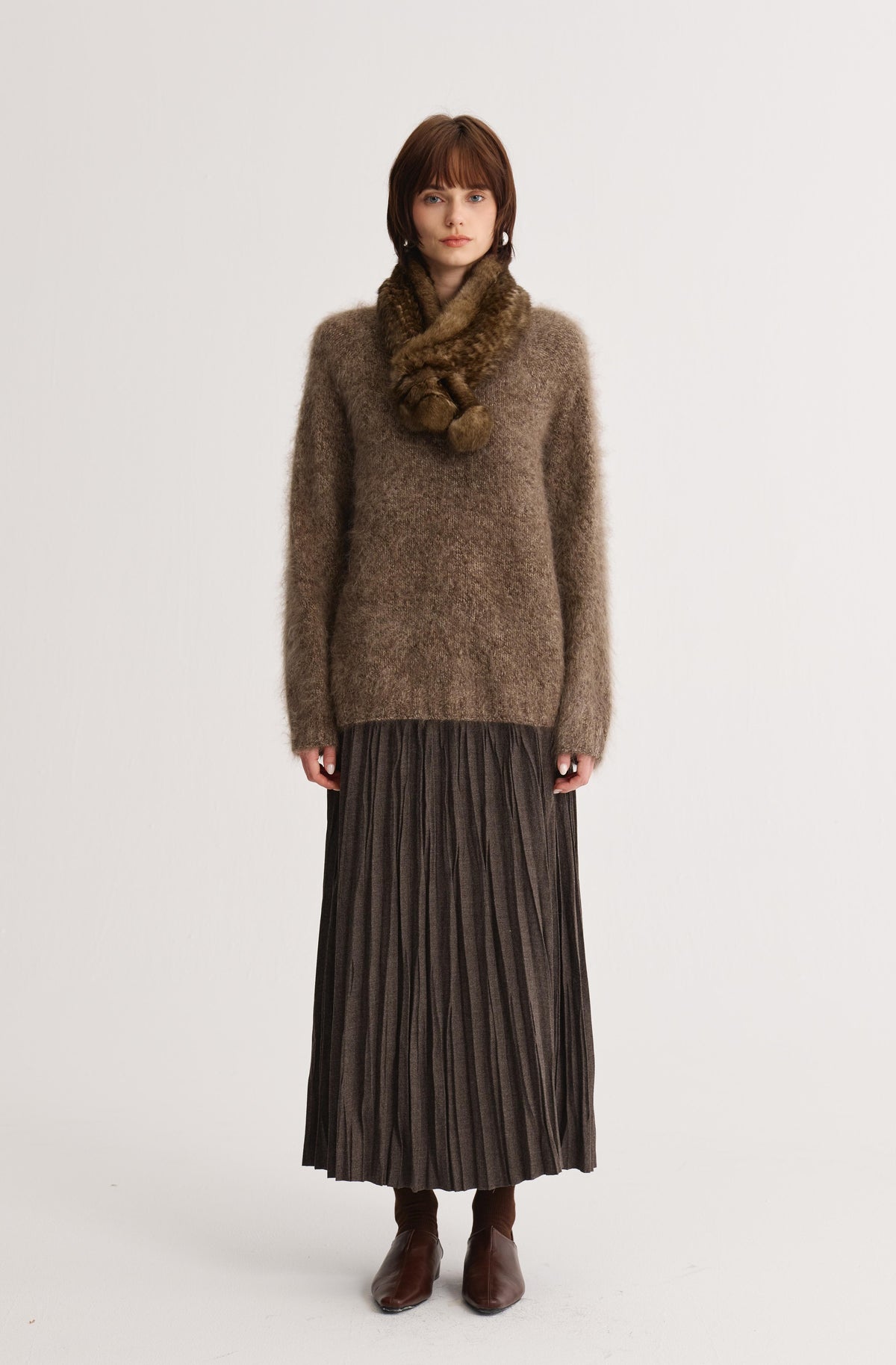 Avel Pleated Skirt