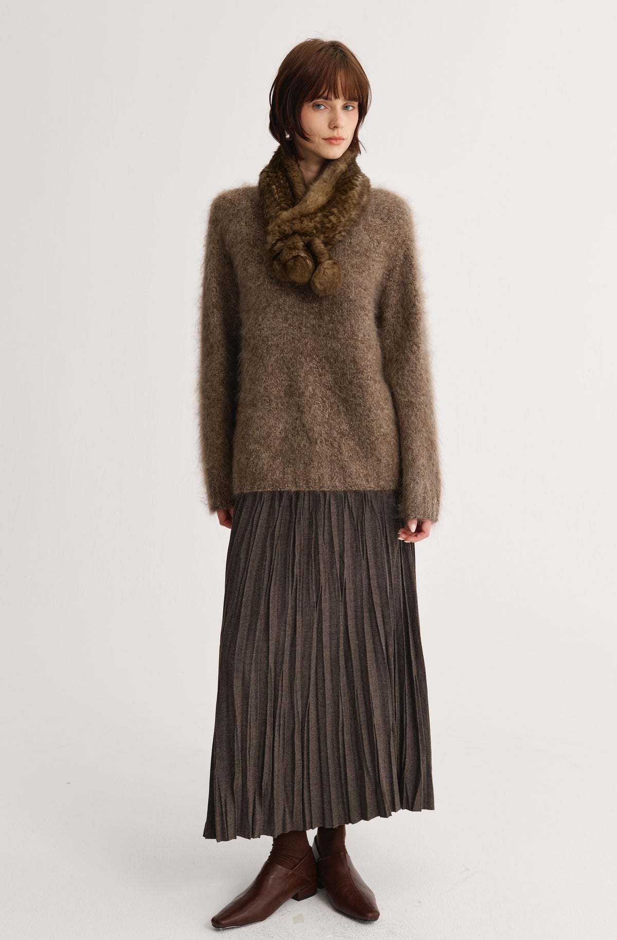 Avel Pleated Skirt